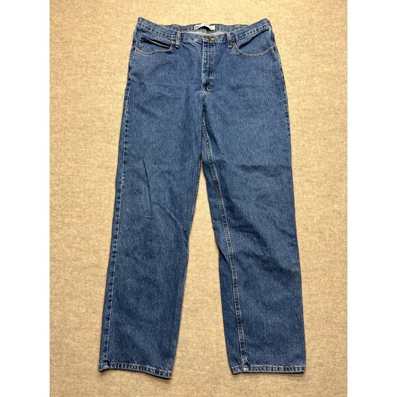 Lee Relaxed Fit Medium Wash Men's Denim Jeans 40 X 34 - Picture 1 of 10